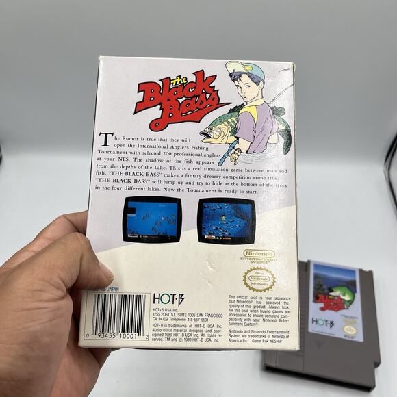 The Black Bass - NES Nintendo - With Original Box! - Picture 7 of 10